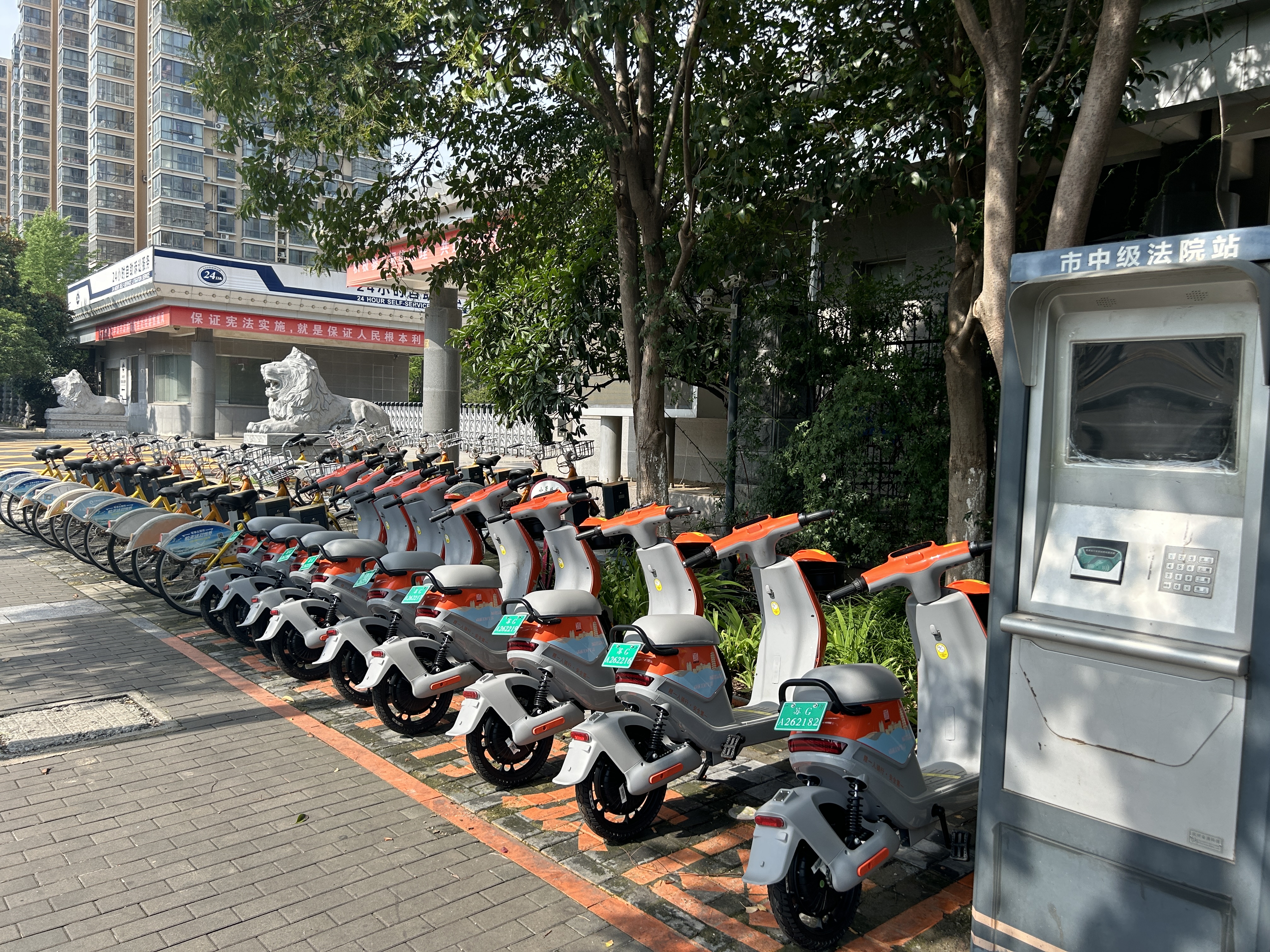 2000辆新款共享电单车“上岗”1.jpg